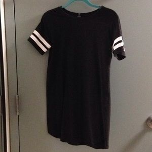 Forever 21 Dark Grey T-shirt Dress